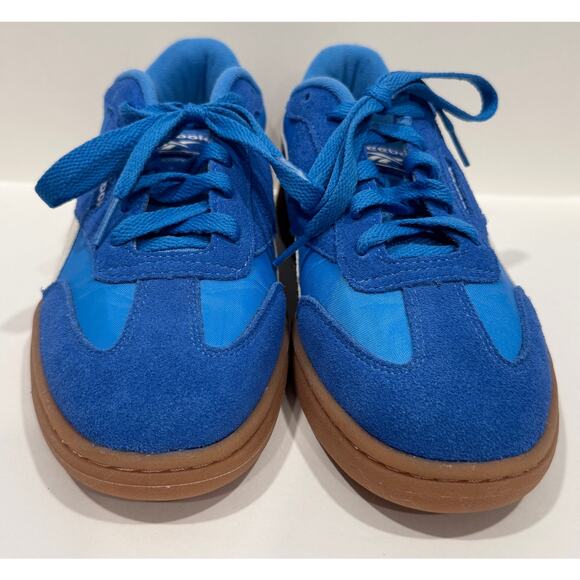 REEBOK Forte Lounger Blue Suede Leather Retro Sneakers Women's Size 7.5 - Picture 3 of 6